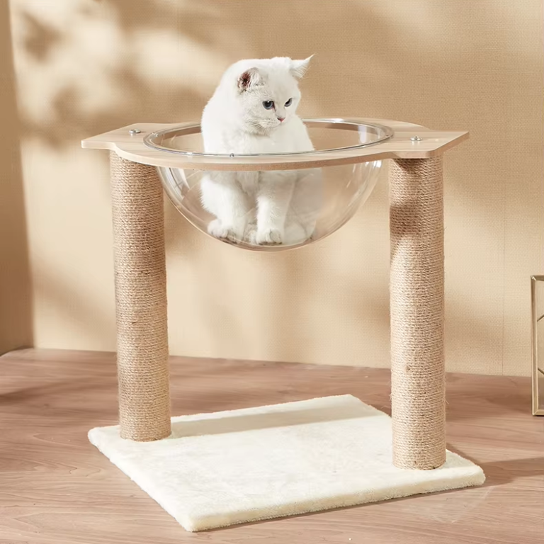 A New Benchmark for Green Design: Bamboo Cat Tree Takes Center Stage, Creating Eco-Friendly Aesthetics for Pet Furniture